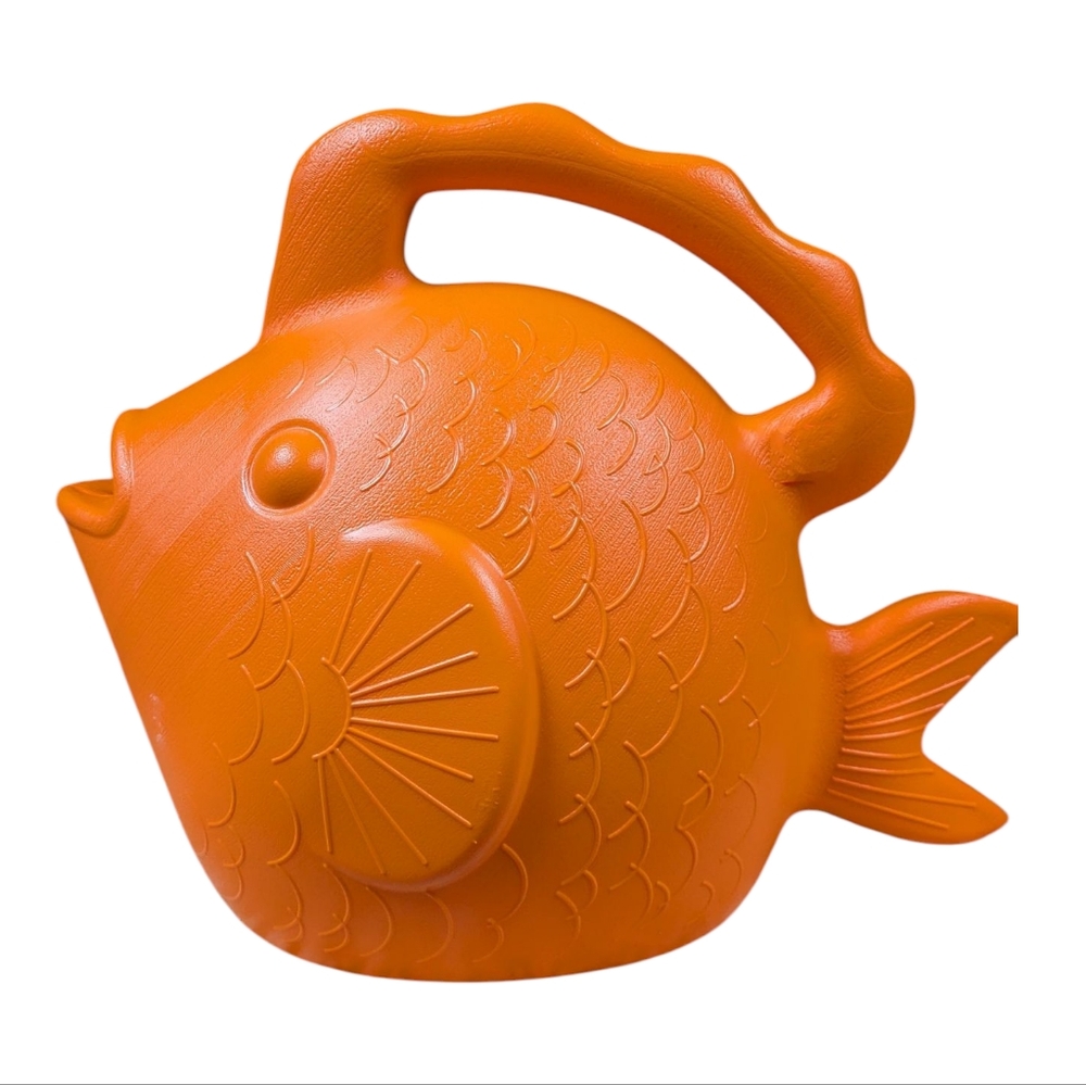 Orange Fish Watering Can